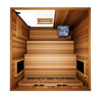Finnmark FD-4 Trinity 2-Person Home Infrared & Steam Sauna Combo