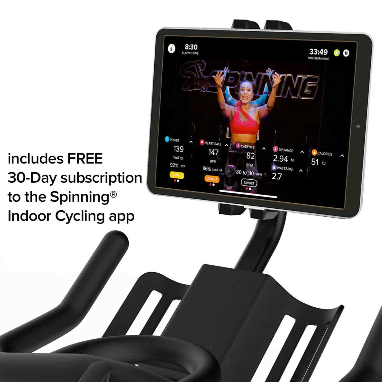 Elite Connected Spinner Bike by SPINNING® | Home Indoor Cycling Bike