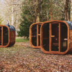 Outdoor Sauna MW12 ThermoWood | Patio Elegance Backyard Sauna