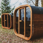 Outdoor ThermoWood Sauna MW20 | Premium Backyard Sauna for 5–6 People