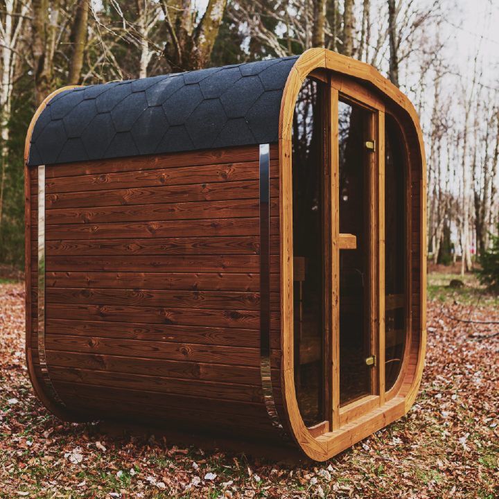 Outdoor ThermoWood Sauna MW20 | Premium Backyard Sauna for 5–6 People