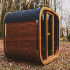 Outdoor Sauna MW12 ThermoWood | Patio Elegance Backyard Sauna