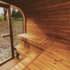 Outdoor Sauna MW12 ThermoWood | Patio Elegance Backyard Sauna