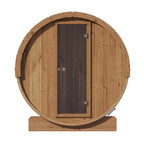 SaunaLife Model E6 Ergo Series 3-Person Thermo-Spruce Backyard Sauna Barrel