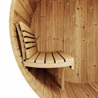 SaunaLife Model E6 Ergo Series 3-Person Thermo-Spruce Backyard Sauna Barrel