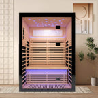 Thermora Vapor Luxury 2-Person Canadian Hemlock Wood Far Infrared Home Sauna