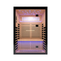 Thermora Vapor Luxury 2-Person Canadian Hemlock Wood Far Infrared Home Sauna