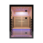 Thermora Vapor Luxury 2-Person Canadian Hemlock Wood Far Infrared Home Sauna